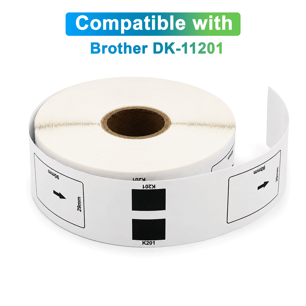 30252 Address Labels Compatible with Dymo LabelWriter – 1-1/8" x 3-1/2" | Crisp Print | Strong Adhesive | Jam-Free | 350 Labels/Roll