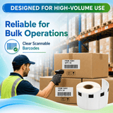 Premium Compatible Brother DK-11209 Large Address Labels – 1.1" x 2.4" | Crisp Print | Strong Adhesive | Jam-Free | 800 Labels Per Roll