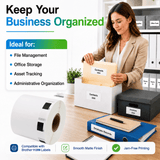 Premium Compatible Brother DK-11209 Large Address Labels – 1.1" x 2.4" | Crisp Print | Strong Adhesive | Jam-Free | 800 Labels Per Roll