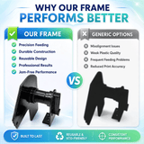 Plastic Frame for Compatible Brother DK 11201 Continuous Labels - Plastic Frame | Reusable | Jam-Free