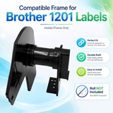 Plastic Frame for Compatible Brother DK 11201 Continuous Labels - Plastic Frame | Reusable | Jam-Free