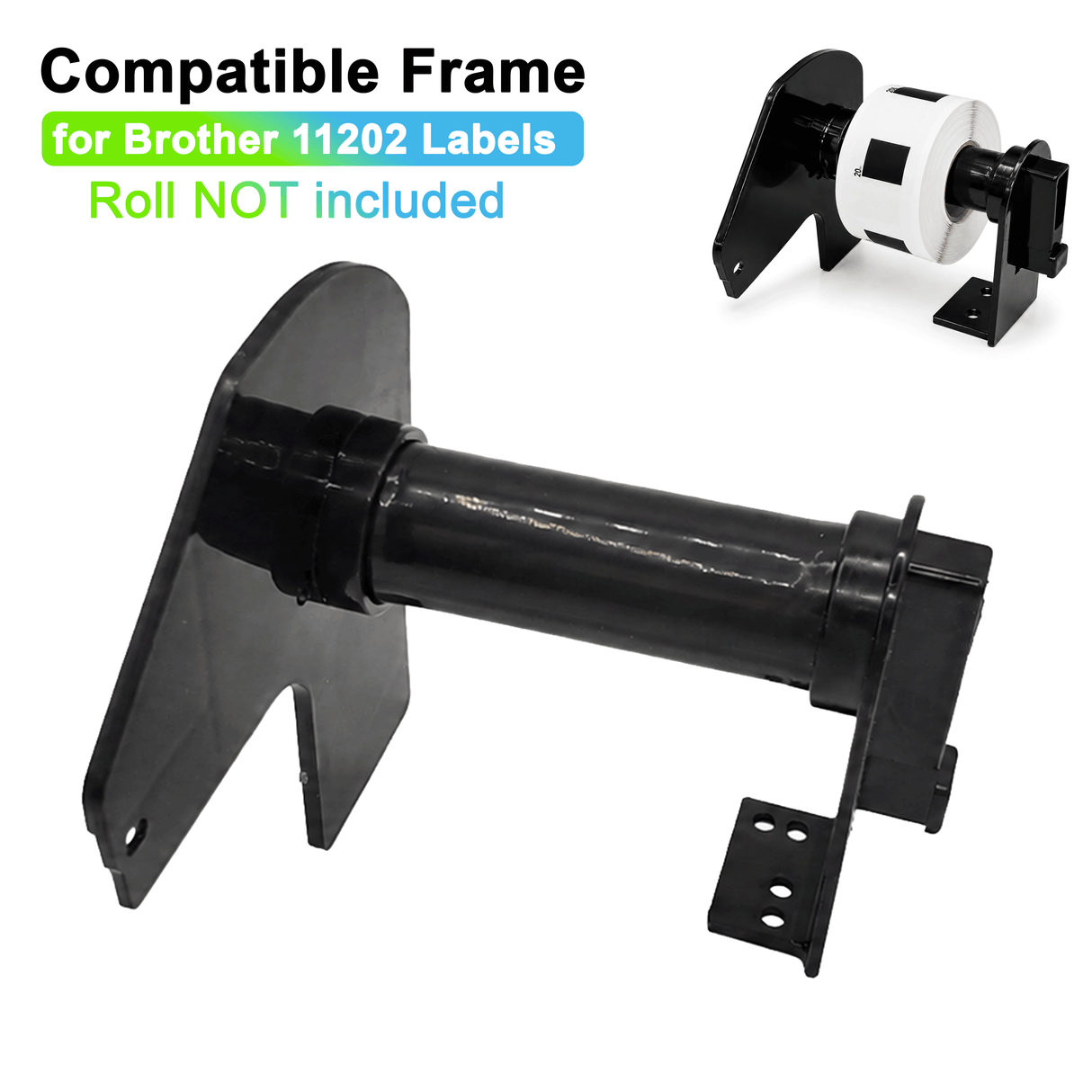 Plastic Frame for Compatible Brother DK 11202 Continuous Labels - Plastic Frame | Reusable | Jam-Free