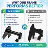 Plastic Frame for Compatible Brother DK 11202 Continuous Labels - Plastic Frame | Reusable | Jam-Free