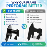 Plastic Frame for Compatible Brother DK 11204 Continuous Labels - Plastic Frame | Reusable | Jam-Free