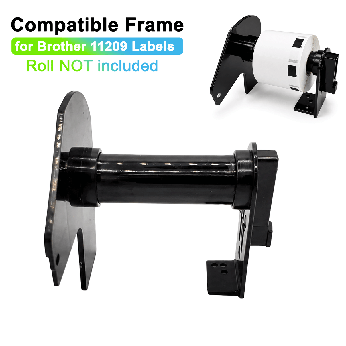 Plastic Frame for Compatible Brother DK 11209 Continuous Labels - Plastic Frame | Reusable | Jam-Free