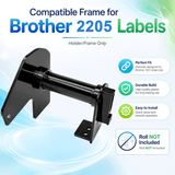 Plastic Frame for Compatible Brother DK 22205 Continuous Labels - Plastic Frame | Reusable | Jam-Free