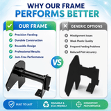 Plastic Frame for Compatible Brother DK 22205 Continuous Labels - Plastic Frame | Reusable | Jam-Free