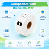 30252 Address Labels Compatible with Dymo LabelWriter – 1-1/8" x 3-1/2" | Crisp Print | Strong Adhesive | Jam-Free | 350 Labels/Roll