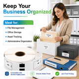 Premium Compatible Brother DK-11201 Multipurpose / Return Address Labels – 1.1" x 3.5" | Crisp Print | Strong Adhesive | Jam-Free | 400 Labels Per Roll